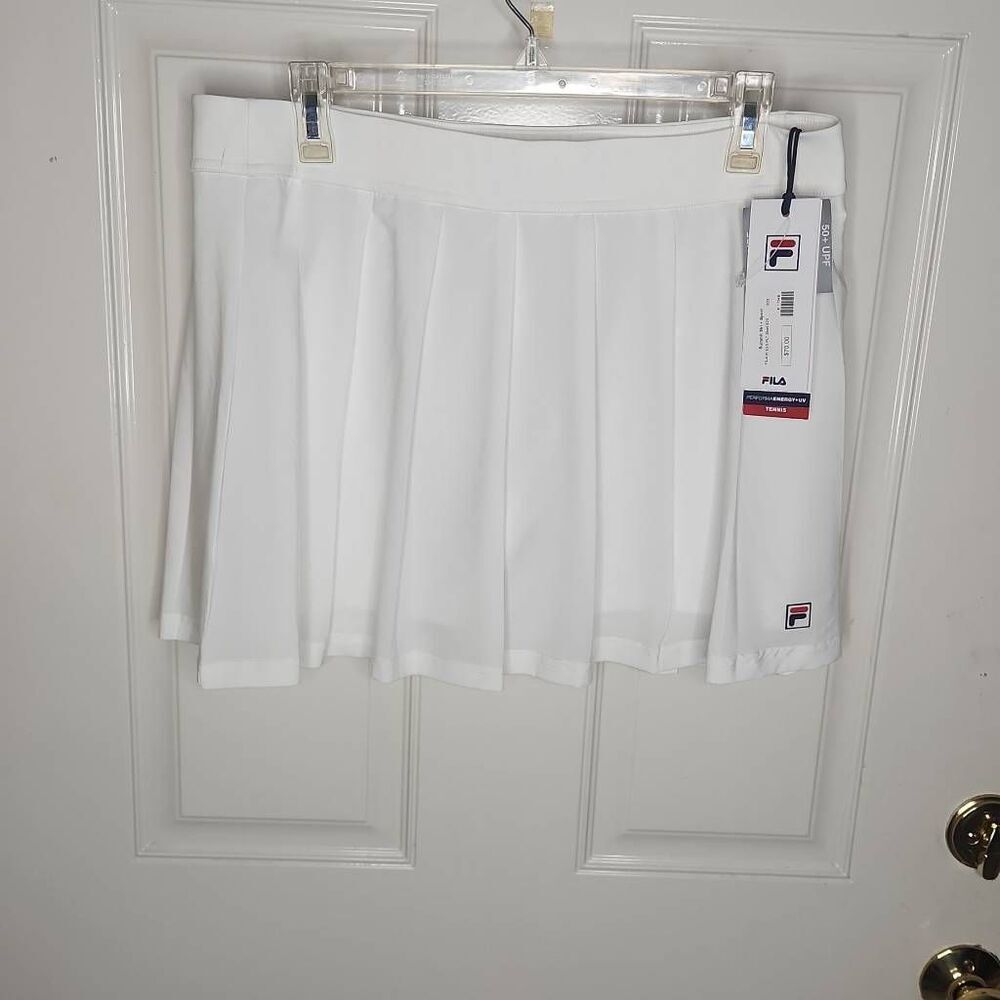 Fila white pleated tennis skort women's size XL